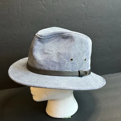 De colección Henschel Hat Co Adulto Pequeño Denim Outback Vaquero EE. UU. Foto 1 de 4