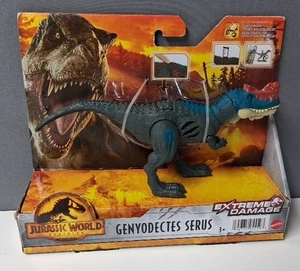 Mattel Jurassic World Dominion Genyodected Serus Extreme Damage Dinosaurier Spielzeug - Bild 1 von 15