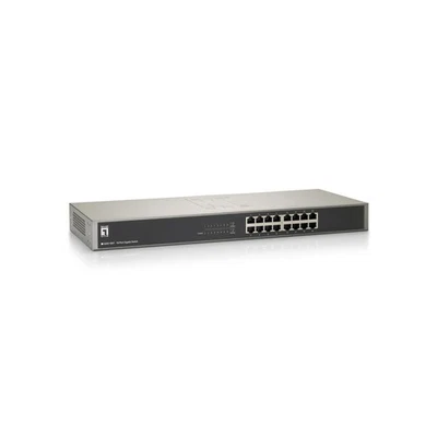 LevelOne 19" Unmanaged Switch 16 Port - Switch LevelOne # GSW-1657 - Bild 1 von 4