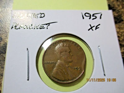 1951 LINCOLN CENT CLIPPED PLANCHET    WO - Image 1 of 2