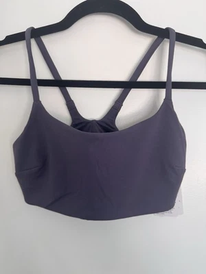 Lululemon Wunder Train Strappy Racer Ribbed Bra Size 4 C/D, Purple, NFAL, NWT - Image 1 of 4