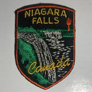 BSA? Parche bordado vintage de las Cataratas del Niágara Canadá - años 70  - Imagen 1 de 2