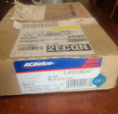 Cadillac Deville 1994 1995 ECM A/C Delco новый из старых запасов заводской новый!! В коробке 16196347 - Изображение 1 из 4