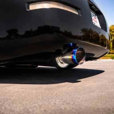 DC SPORTS BURNT TIP SINGLE EXIT CAT BACK EXHAUST FOR 03-06 NISSAN 350Z 3.5L - Image 1 of 4