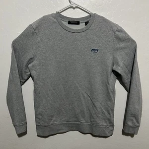 Scotch & Soda Amsterdam Couture Men's Large Gray Crewneck Sweatshirt Logo - Picture 1 of 6
