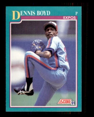 1991 Baseball Score Dennis Boyd Montreal Expos #202 - Image 1 of 2