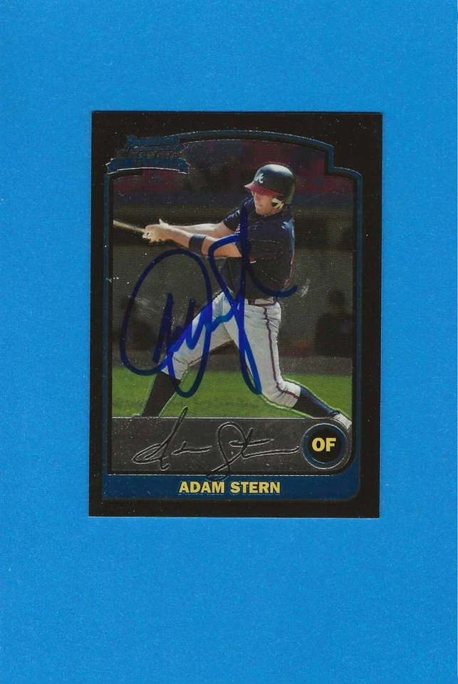2003 Bowman Chrome Adam Stern Atlanta Braves Auto On Card Signed Autograph - Image 1 of 1