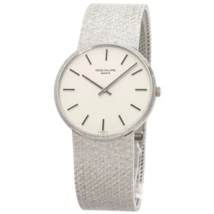 PATEK PHILIPPE Calatrava Watches 3618/1 K18 White Gold/K18 White Gold mens - Picture 1 of 16