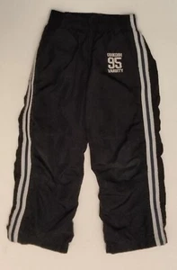 Boys Oshkosh Jersey-lined Track Wind Pants, 4T, Black, - Picture 1 of 2