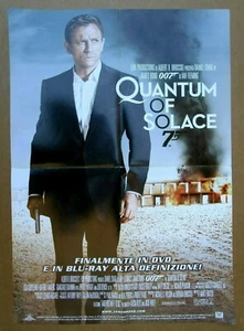 Manifesto Promo Dvd/Blu Ray Film "007 - QUANTUM OF SOLACE" - James Bond - 2008 - Picture 1 of 1