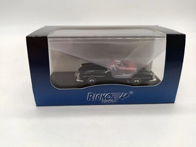 Mercedes Benz 190 SL black 38193 1/87 H0 RICKO Brekina Busch §§ - Immagine 1 di 4
