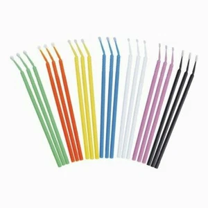 100X Dental Micro Brush Applicator 2.5mm Super Tip 100 pieces - Picture 1 of 2