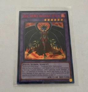 Yu-Gi-Oh! Legendary Duelists Season 3 Evil Hero Inferno Wing Red Text - Bild 1 von 1