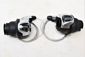 24 SPEED SHIMANO BIKE REVOSHIFT SL-RS43 3 x 8 SPD TWIST GEAR GRIP SHIFTERS - Picture 1 of 2