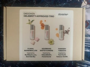 Dossier Discover: Celebrity Approved Trio EDP Perfume Gift Box Set Of 3 - Picture 1 of 2