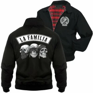 Herren Harrington Jacke La Familia Brotherhood before business mc club gang - Bild 1 von 4