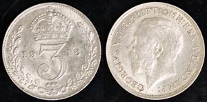 1918 Great Britain 3 Pence KM# 813 - Picture 1 of 3