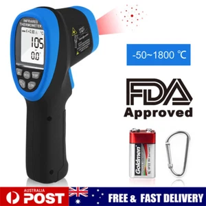 Digital IR Infrared Temper Tester Thermometer Non-Contact Pyrometer Gun HP-1800 - Picture 1 of 11