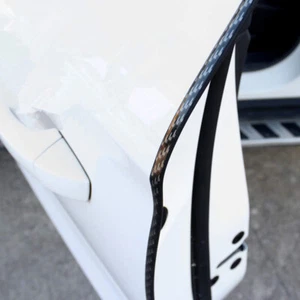 5M Seal Carbon Fiber U-Shape Car Edge Guard Protection Door Strip Trims Molding - Bild 1 von 13