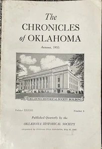 The Chronicles Of Oklahoma Historical Almanac Autumn 1955, Volume XXXIII, #3 - Picture 1 of 1