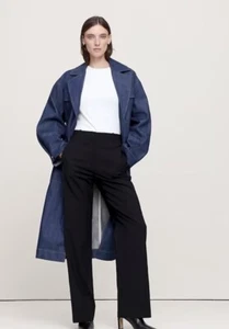 NWT! Banana Republic 2024 High Rise Modern Straight Siena Italian Wool Pant 8 P - Picture 1 of 5