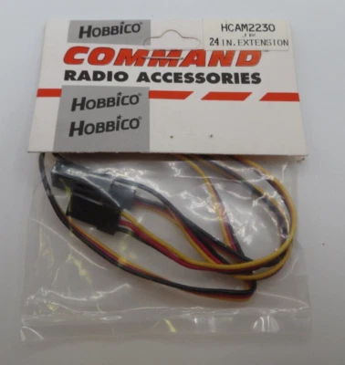 Hobbico Command Radio Accessories HCAM2230 JR 24 In Extension NEW RC 1046 - Image 1 of 4