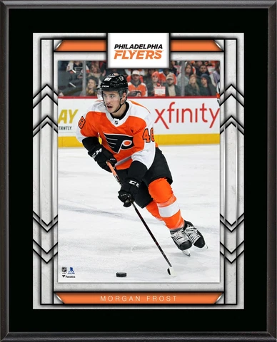 Morgan Frost Philadelphia Flyers 10.5" x 13" Player Plaque Cover