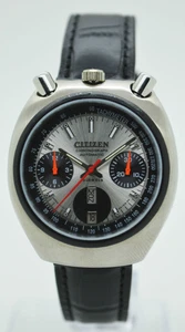 VINTAGE CITIZEN CHRONOGRAPH BULLHEAD AUTOMATIC 23 JEWELS - Picture 1 of 8