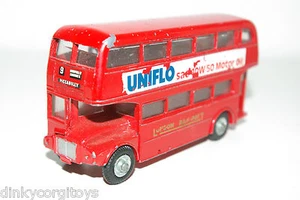 BUDGIE TOY AEC ROUTEMASTER LONDON TRANSPORTER BUS UNIFLO MOTOR OIL EXCELLENT - Picture 1 of 7