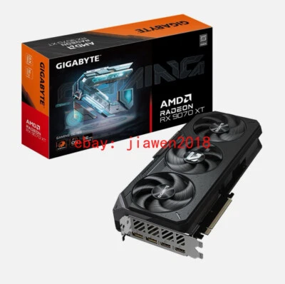GIGABYTE Radeon RX 9070 XT Gaming OC 16GB Graphics Card, PCIe 5.0, 16GB - Image 1 of 4