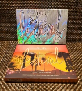 PUR Festival Original Eyeshadow Palette and 2.0 Version. Set of 2 Palettes - Picture 1 of 11