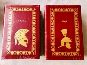 Plutarch’s Lives Vol. I and II (1st Castalia Edition Cowhide Leather Bound) - Imagen 1 de 10