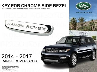 Mando a distancia con llave inteligente Range Rover SPORT bisel cromado lateral genuino SPORT-LR050787 Foto 1 de 2
