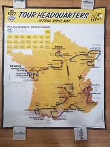 2004 Trek Official Tour De France Bicycle Race Route Poster OLN Original - Picture 1 of 7