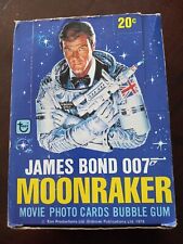 1979 James Bond Moonraker Full Wax Pack Box 36 Ct.