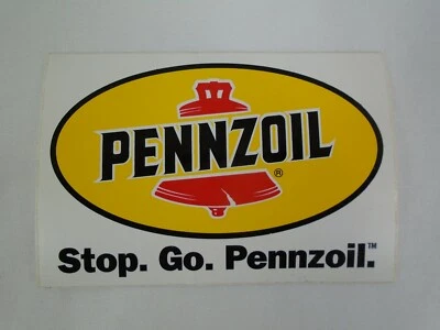 Pennzoil Stop. Go. Pennzoil. Sponsors Collector Decal IndyCar Indy 500 Nascasr - Image 1 of 4