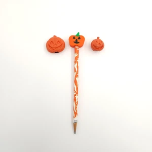 Gomas de borrar y lápiz fantasma Pentech vintage Diener Halloween calabaza Topper - Imagen 1 de 9