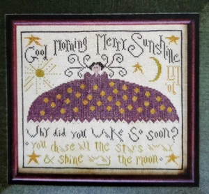 LA-D-DA Cross Stitch MERRY SUNSHINE Chart - Picture 1 of 3