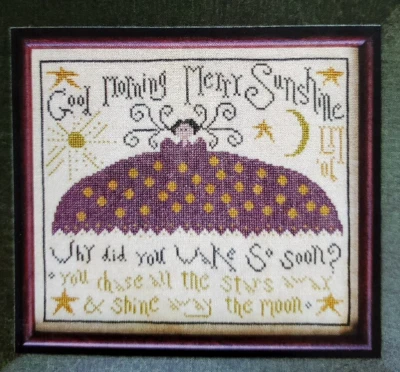 LA-D-DA Cross Stitch MERRY SUNSHINE Chart - Image 1 of 3