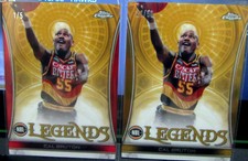 NBL #1/5 Cal Bruton RED & GOLD #21/50 LEGENDS REFRACTORS topps chrome 2022-23