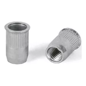 Tuerca remachada Bralo M6 x 14,5 mm en acero ranurado reducido BR0371206009 - paquete de 25 - Imagen 1 de 5