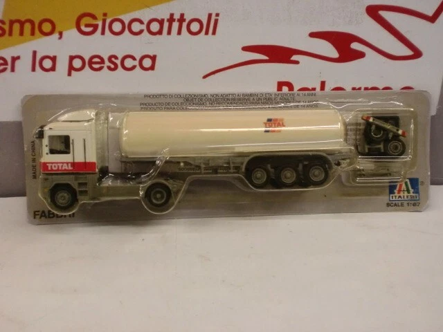 ITALERI  1/87 - MODELLINO CAMION - RENAULT CISTERNA TOTAL - Immagine 1 di 2