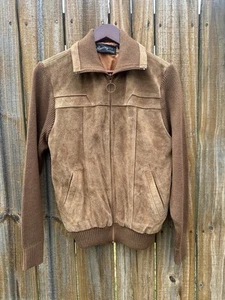 Remington Vintage Suede And Sweater Jacket Size M  - Picture 1 of 12