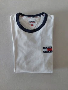TOMMY JEANS Herren Shirt XXL weiß Kurzarm gebraucht, sehr gut - Bild 1 von 7