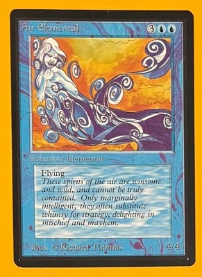 MTG AIR ELEMENTAL Beta (OldManMTG 012-028) - Image 1 of 3