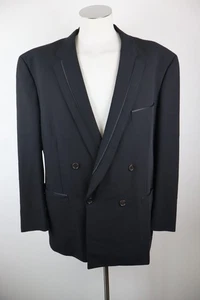 Trussardi Jacket Blazer Wool Man Size 54 Casual Vintage Double-Breasted - Picture 1 of 11