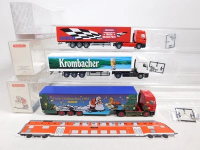 3x wiking H0 1:87 Sz Iveco: Natale + Krombacher + Grand Prix Top + Box # - Immagine 1 di 4