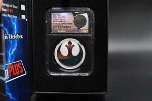 2022 $2 NIUE SILVER STAR WARS REBEL ALLIANCE NGC MS9.9 BULLION PLUS FILM SERIES - Picture 1 of 4