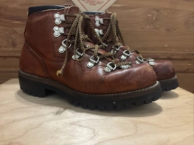 Botas Deportivas Setter Irlandesas Ala Roja De Colección 6N Hechas en EE. UU. Cuero Senderismo 09385 Foto 1 de 4