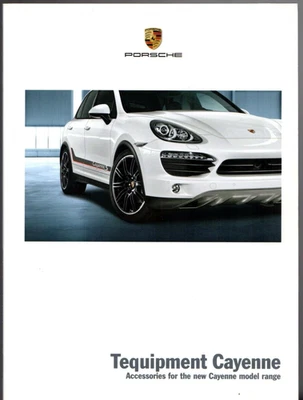 Folleto de ventas del mercado del Reino Unido de accesorios de equipos Porsche Cayenne 2010-11  Foto 1 de 2